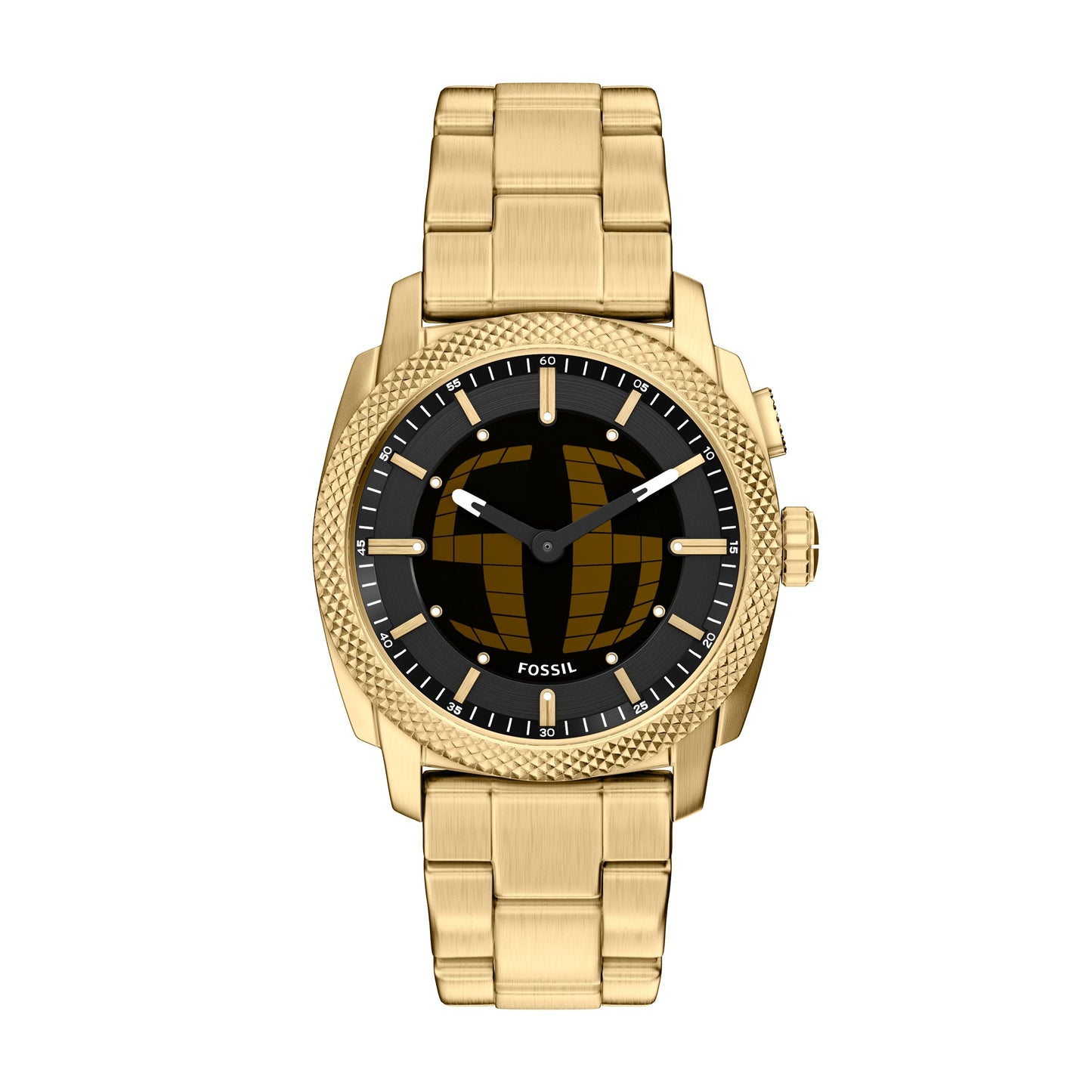 Fossil Armbanduhr FS6157 Edelstahl vergoldet