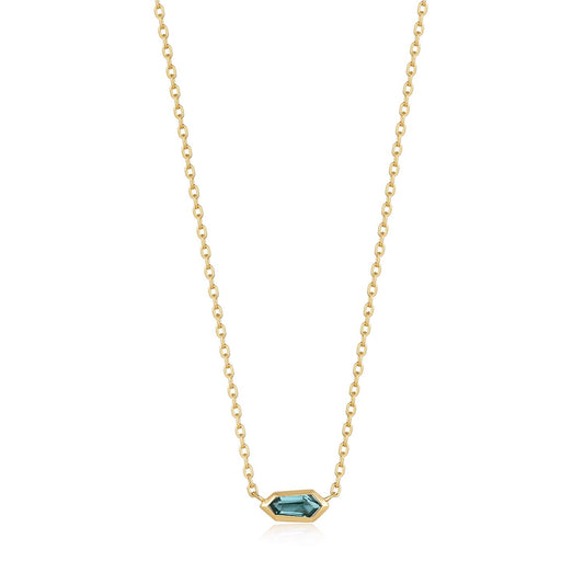 Damenkette Ania Haie WLN041-01G-G Silber vergoldet