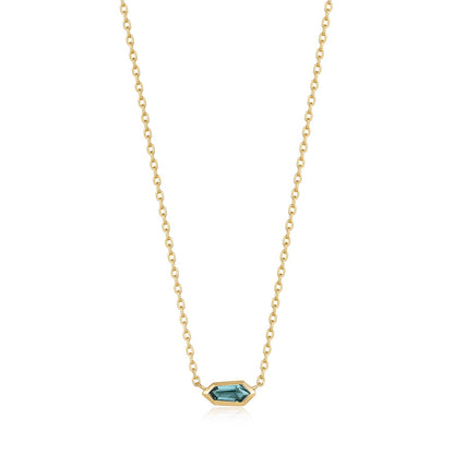 Damenkette Ania Haie WLN041-01G-G Silber vergoldet