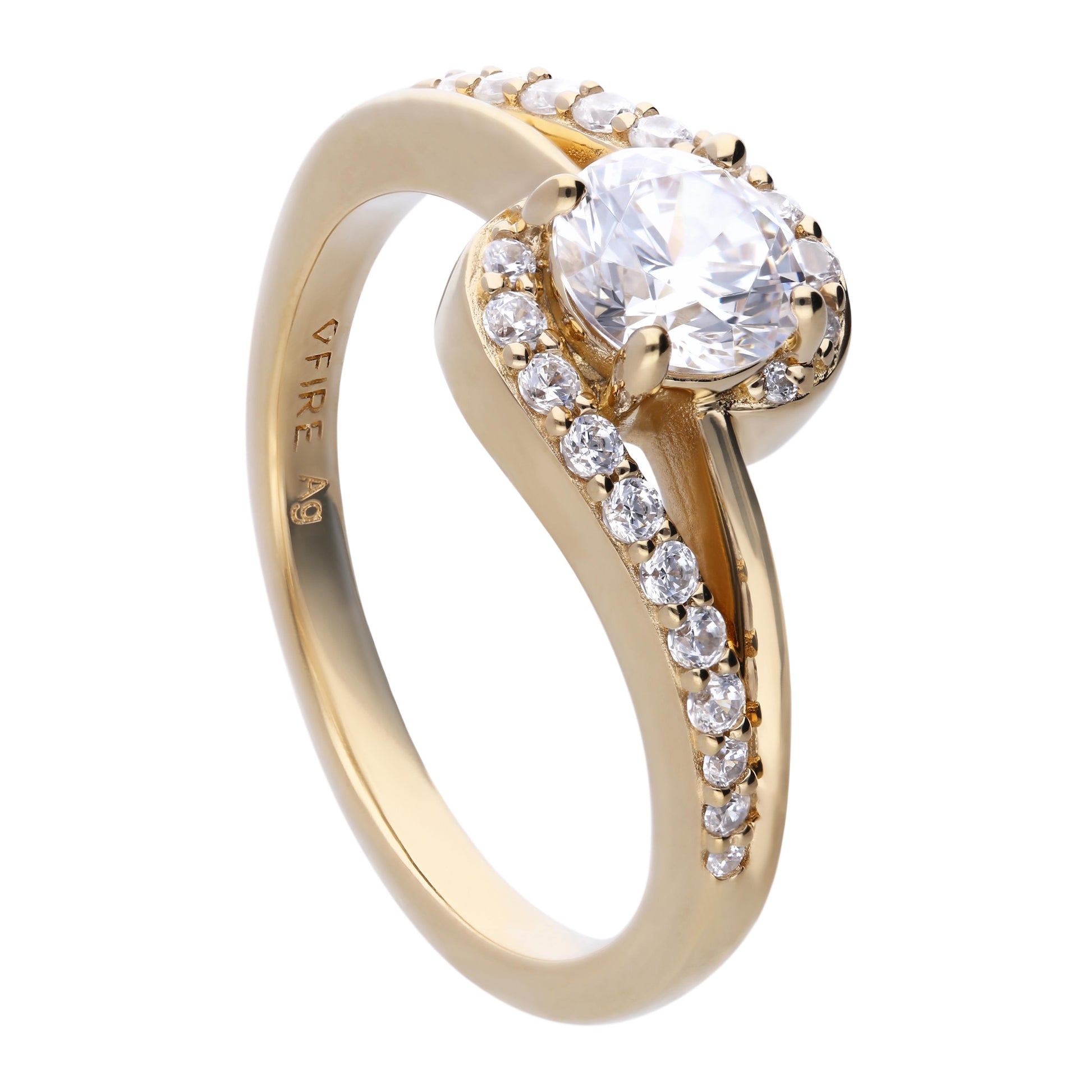 Diamonfire Damenring 61/2173/1/582/180 Silber verg