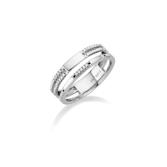 CEM Damenring S-01939R Silber 925