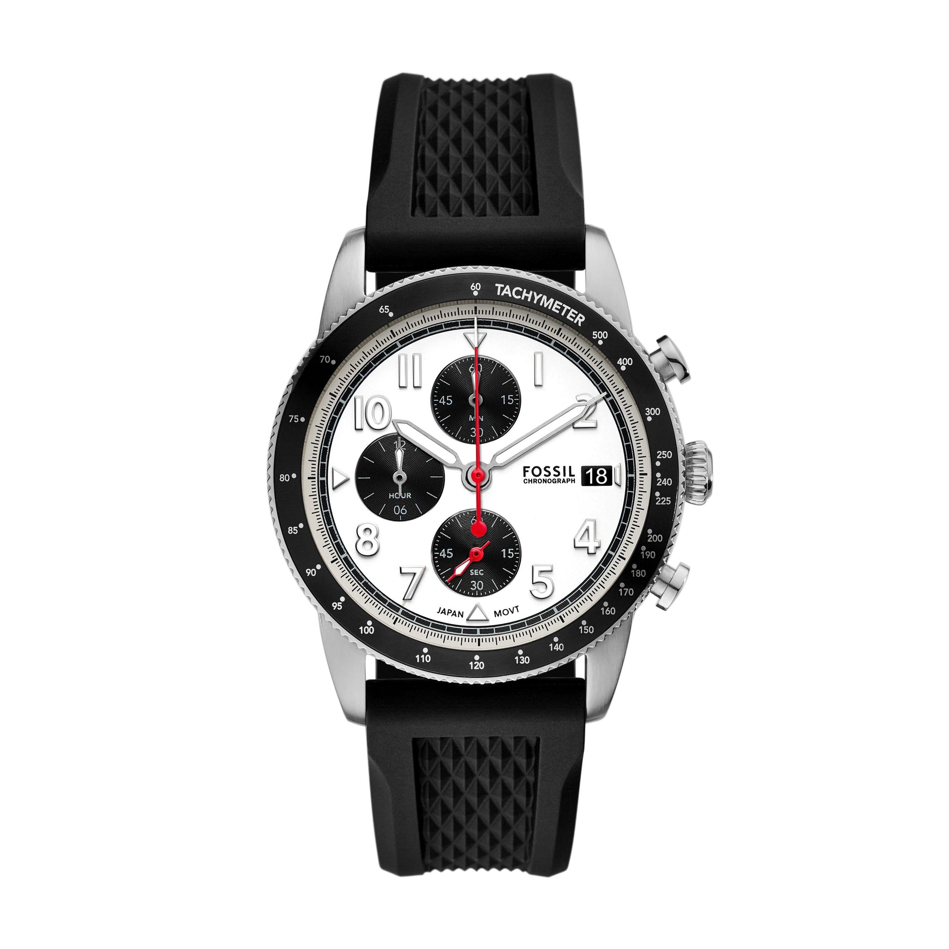Fossil Herrenarmbanduhr FS6087 Edelstahl
