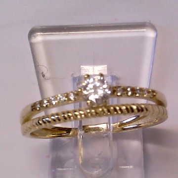 CEM Damenring Mehrsteiner G3-01538R Gelbgold