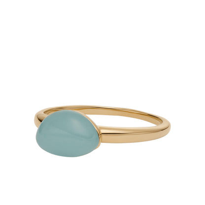 Skagen Damenring SKJ1806710-8 Edelstahl vergoldet