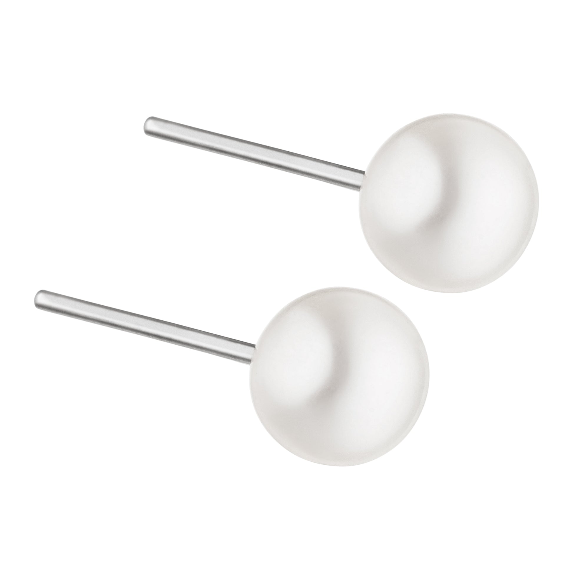 Ohrstecker, SW-Perle ca. 7 mm