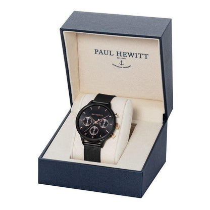 Paul Hewitt Uhr PH002811-38S Edelstahl geschwärzt