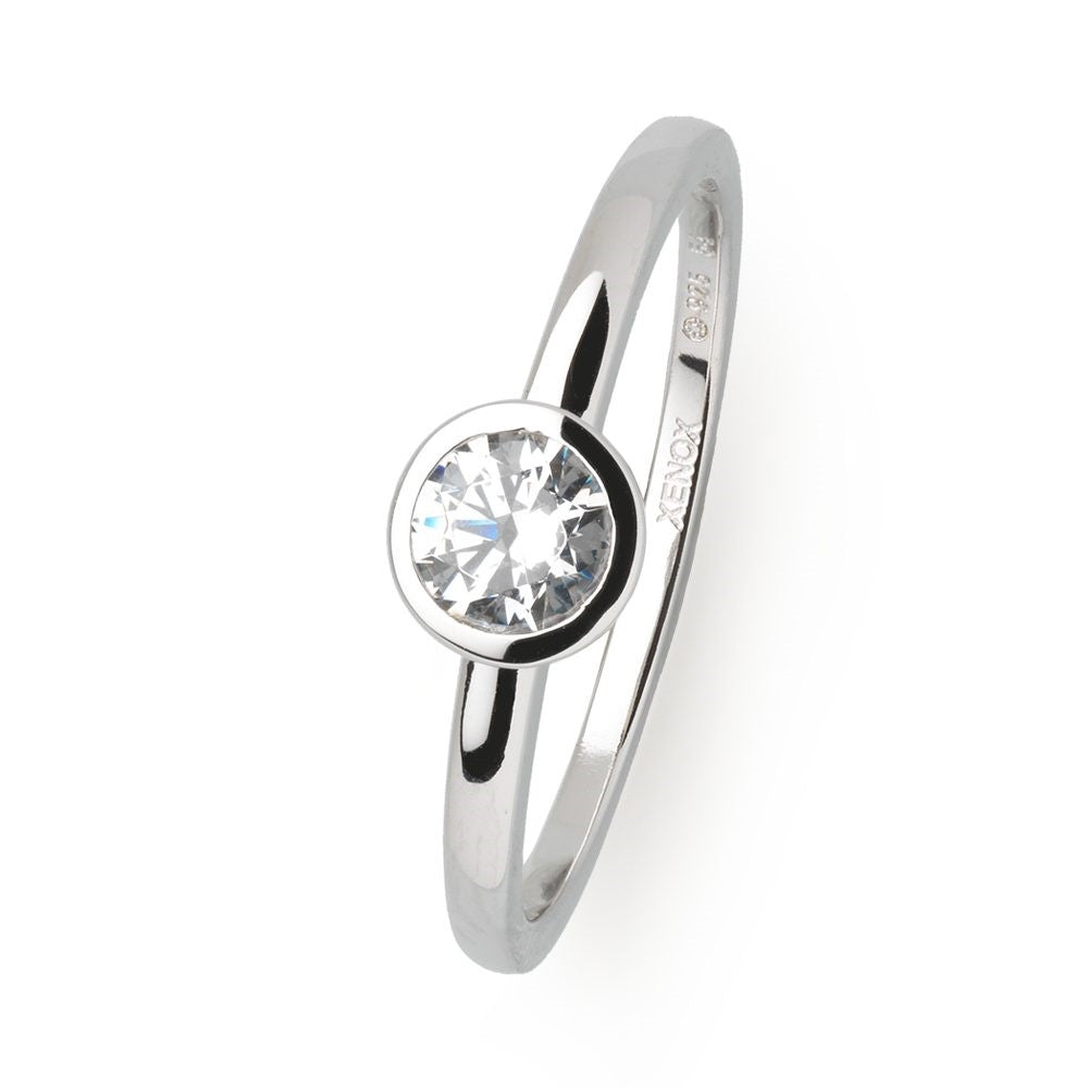 Xenox Damenring XS7279/56 Silber
