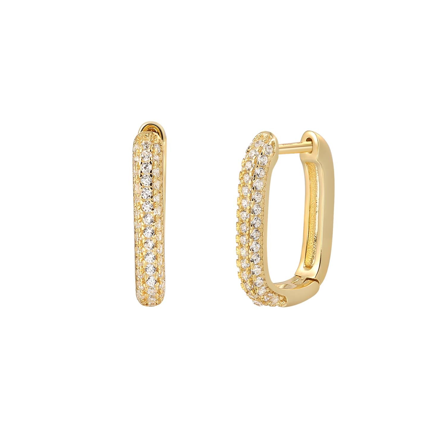 Xenox Ohrschmuck XS91486G Silber vergoldet