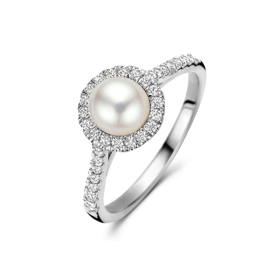 Spirit Icons Ring 53601-54 Silber/Perle