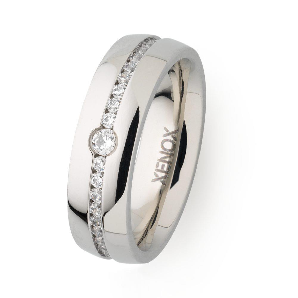 Xenox Ring X2422/48 Edelstahl