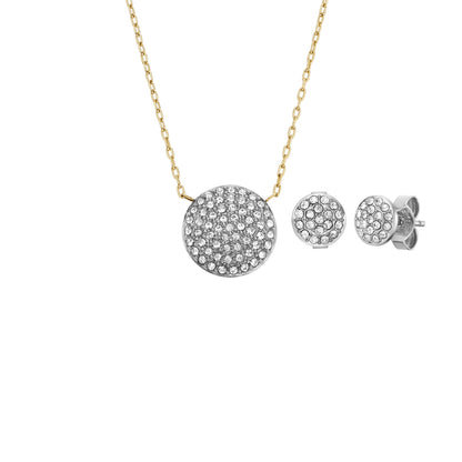 Fossil Damenkette JF04815SET Edelstahl vergoldet