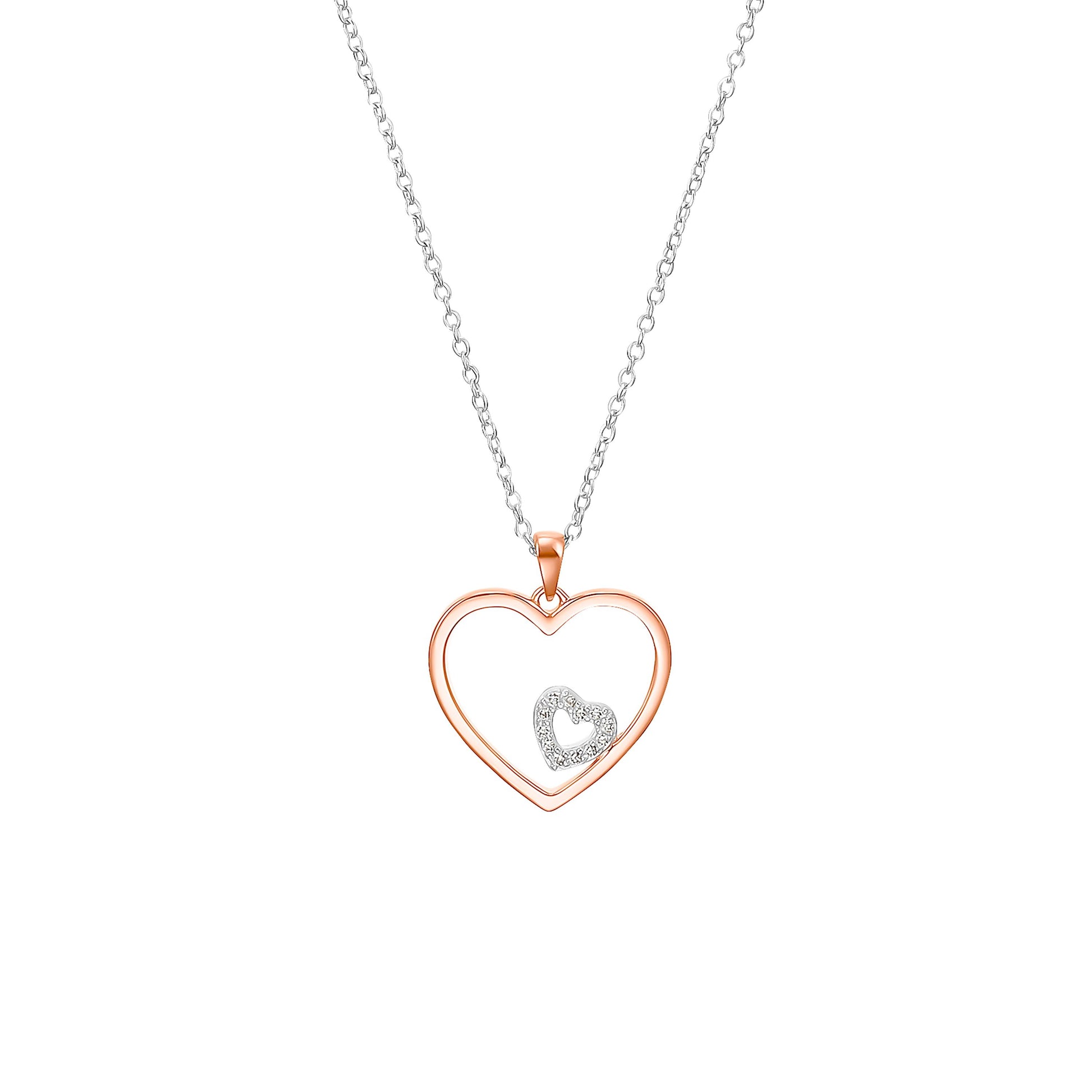s.Oliver Damenkette 2032830 Silber rosevergoldet
