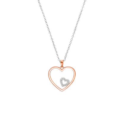 s.Oliver Damenkette 2032830 Silber rosevergoldet