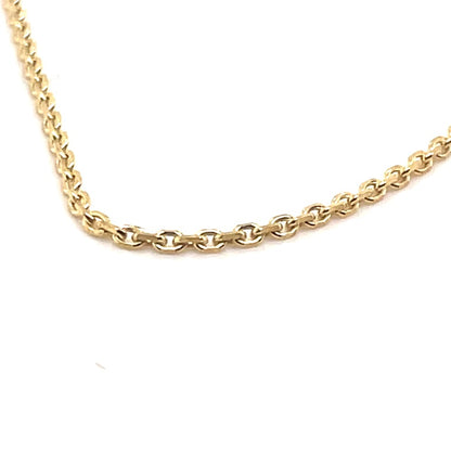 Damenkette 96-01040-00-585-GG-42cm 585 Gold