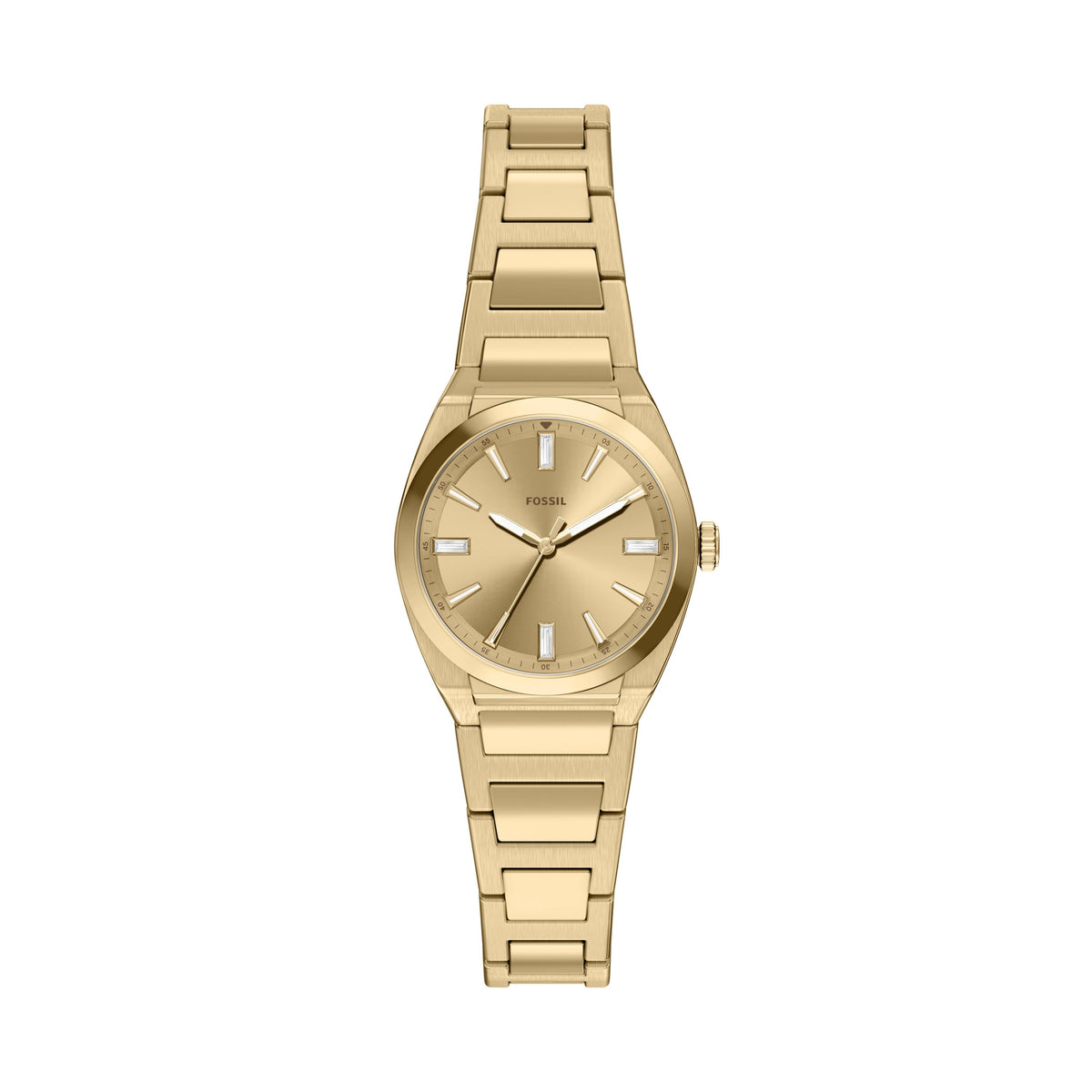 Fossil Armbanduhr ES5492 Edelstahl vergoldet