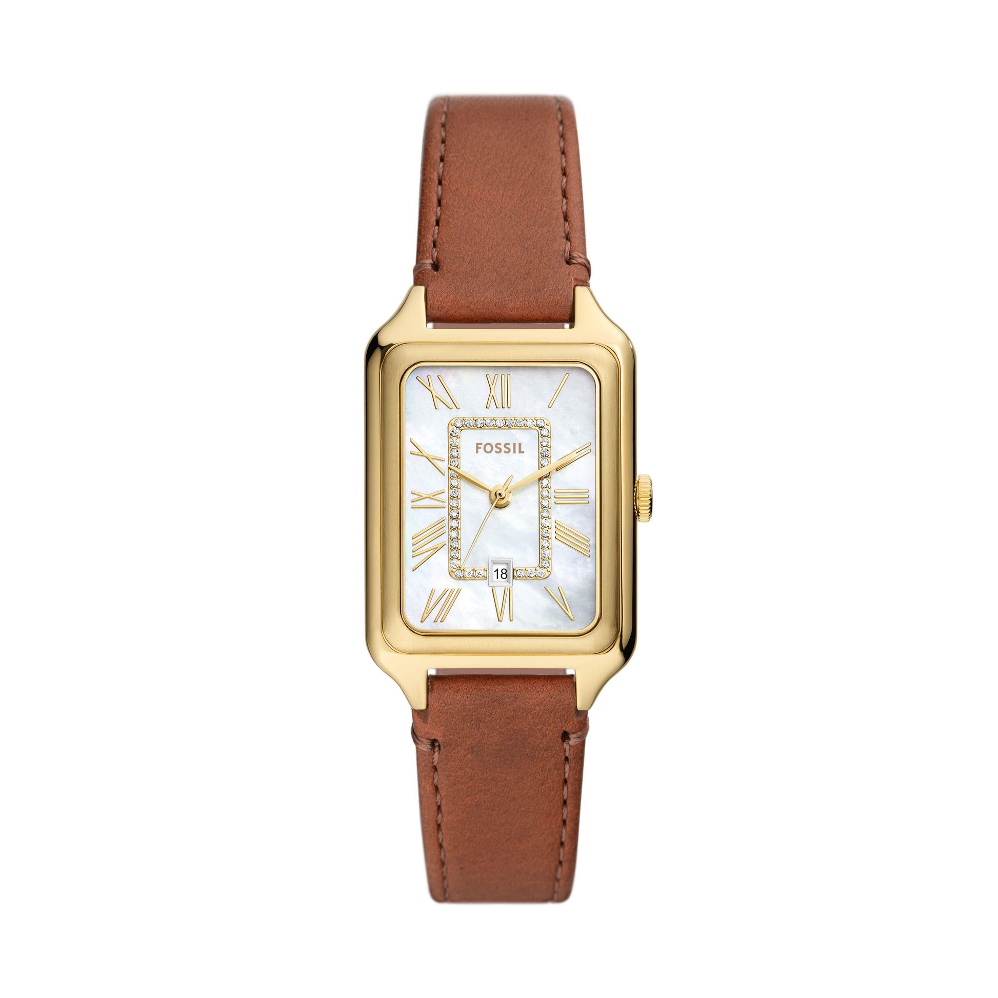Fossil Damenarmbanduhr ES5307 Lederband