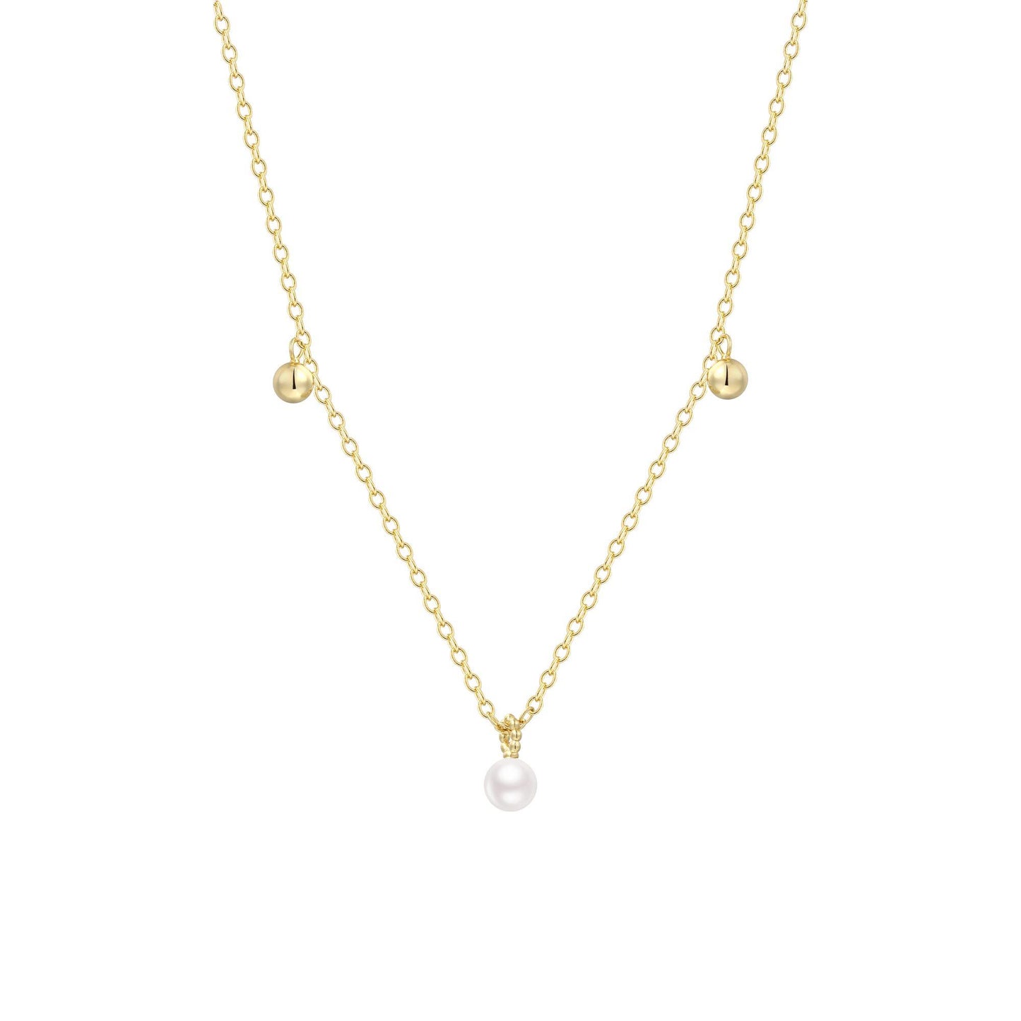 Xenox Damenkette XS91764G Silber vergoldet