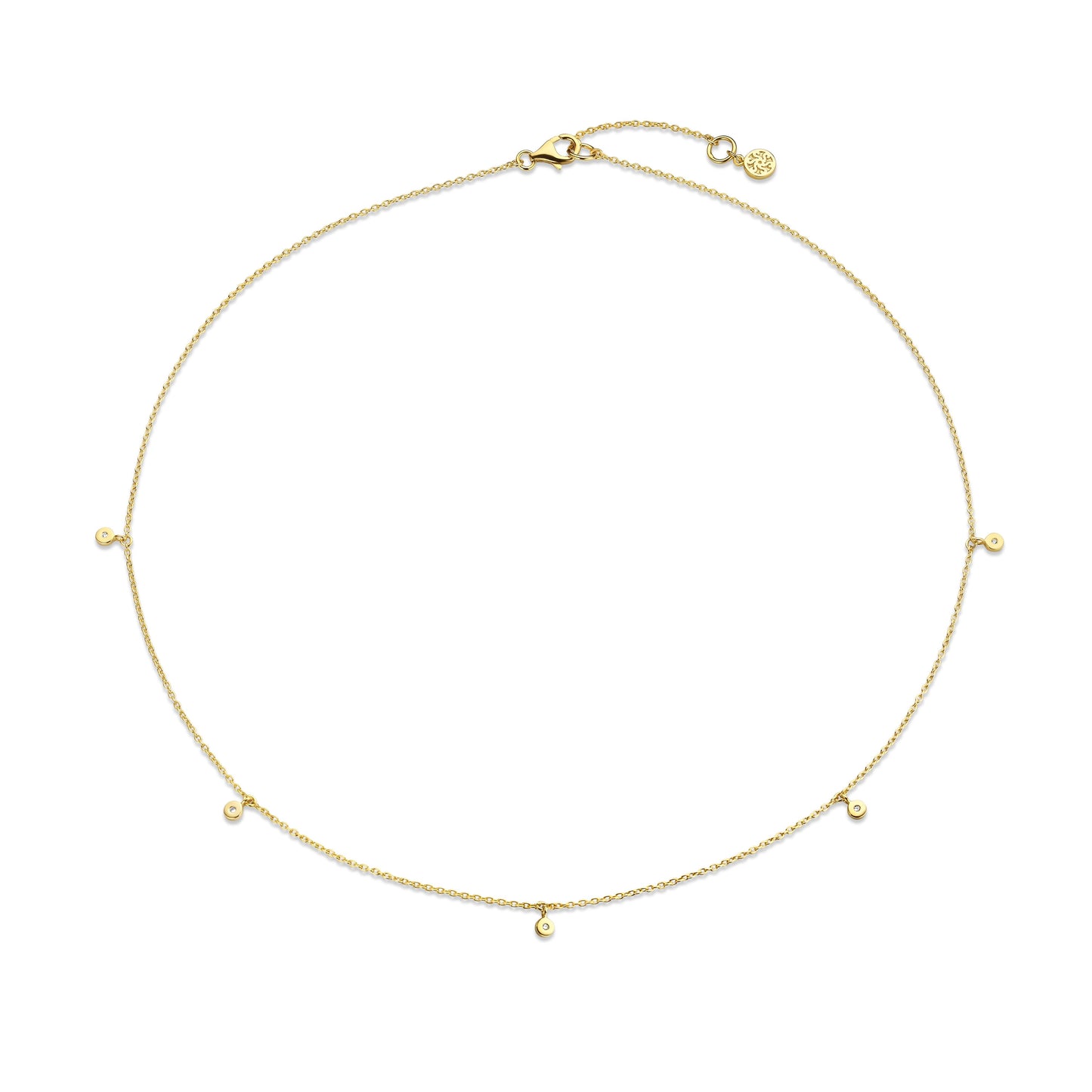 Spirit Icons Damenkette 10642-45 Silber vergoldet