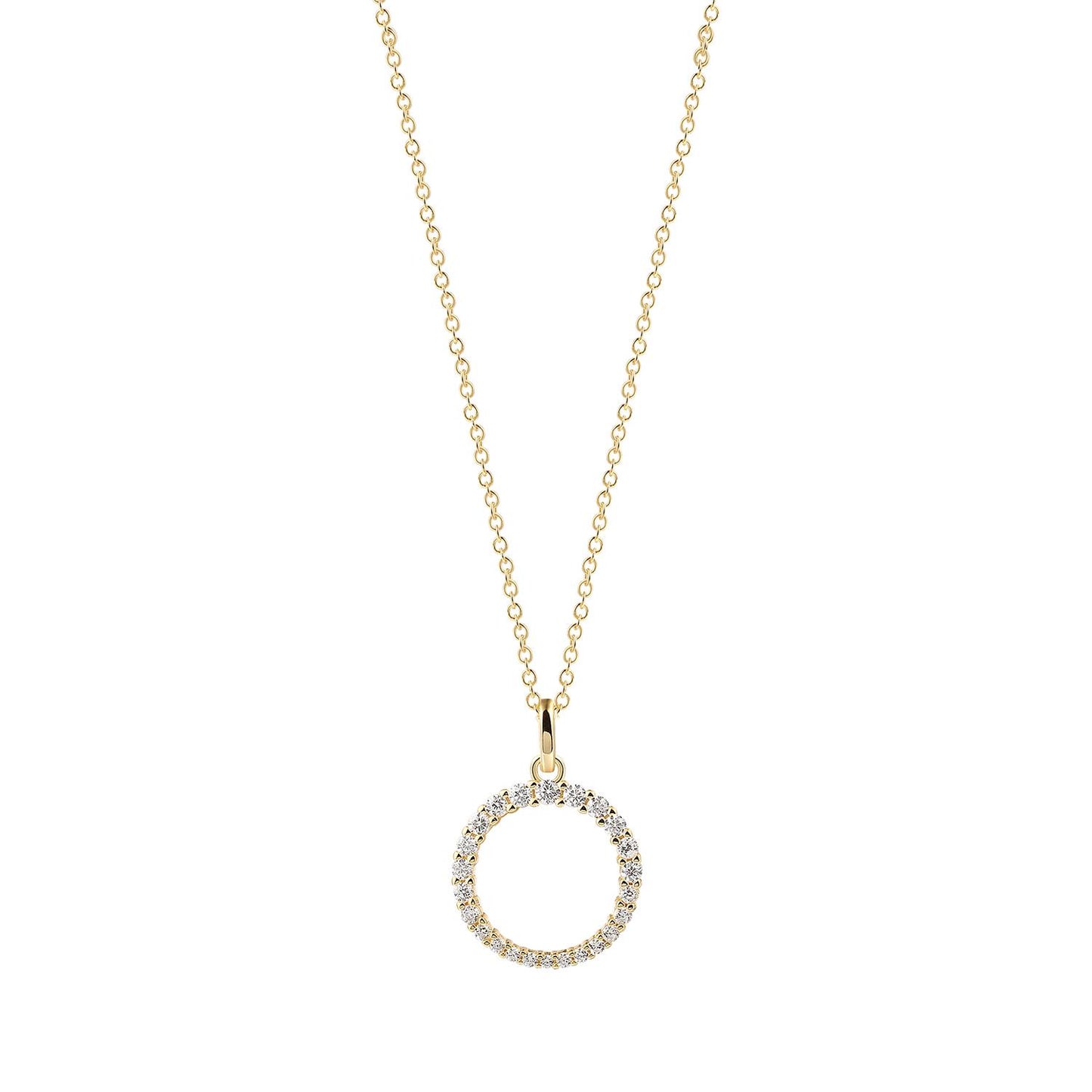 Xenox Damenkette XS91500G Silber vergoldet