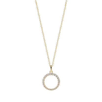 Xenox Damenkette XS91500G Silber vergoldet