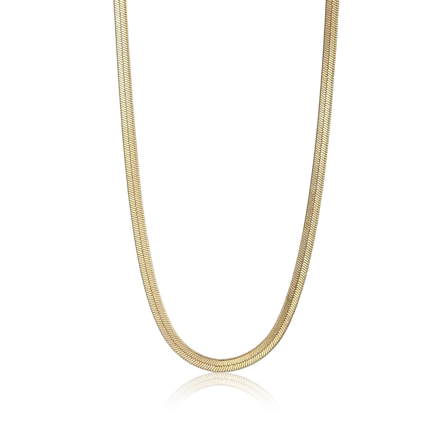 Damenkette Ania Haie WLN046-01G Silber vergoldet