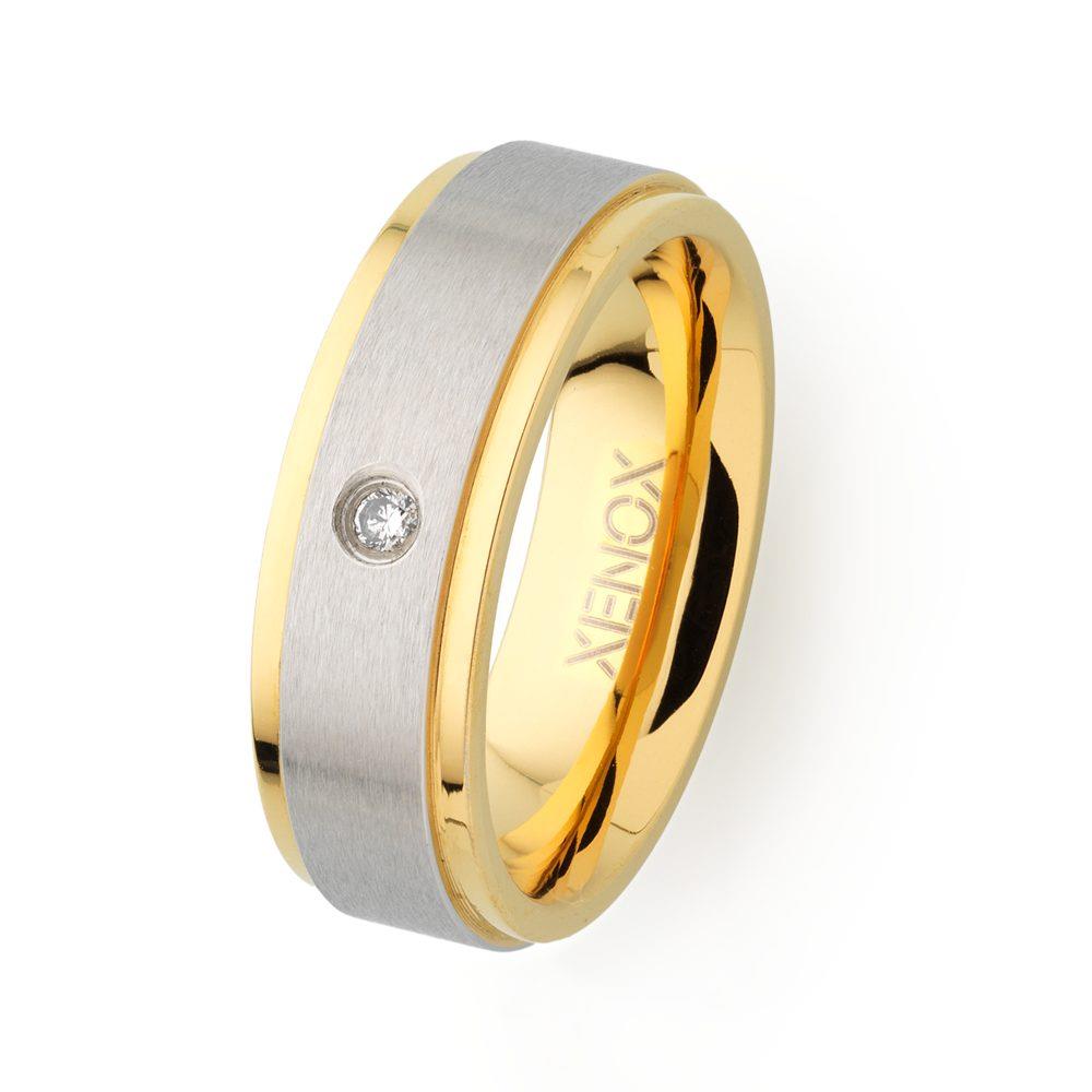 Xenox Ring X2228/52 Edelstahl