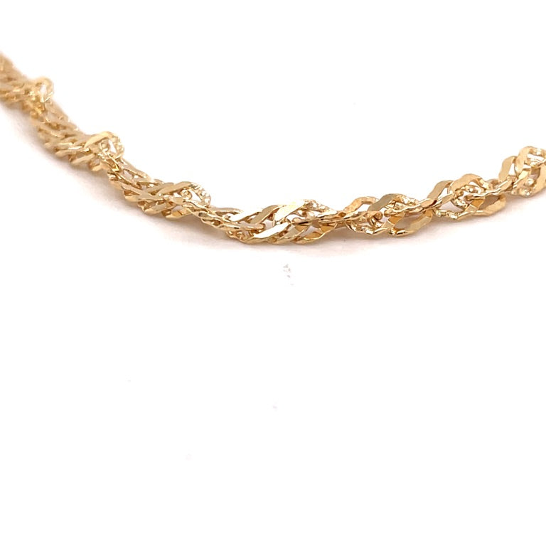 Damenkette 962060101-333-45cm 333 Gold