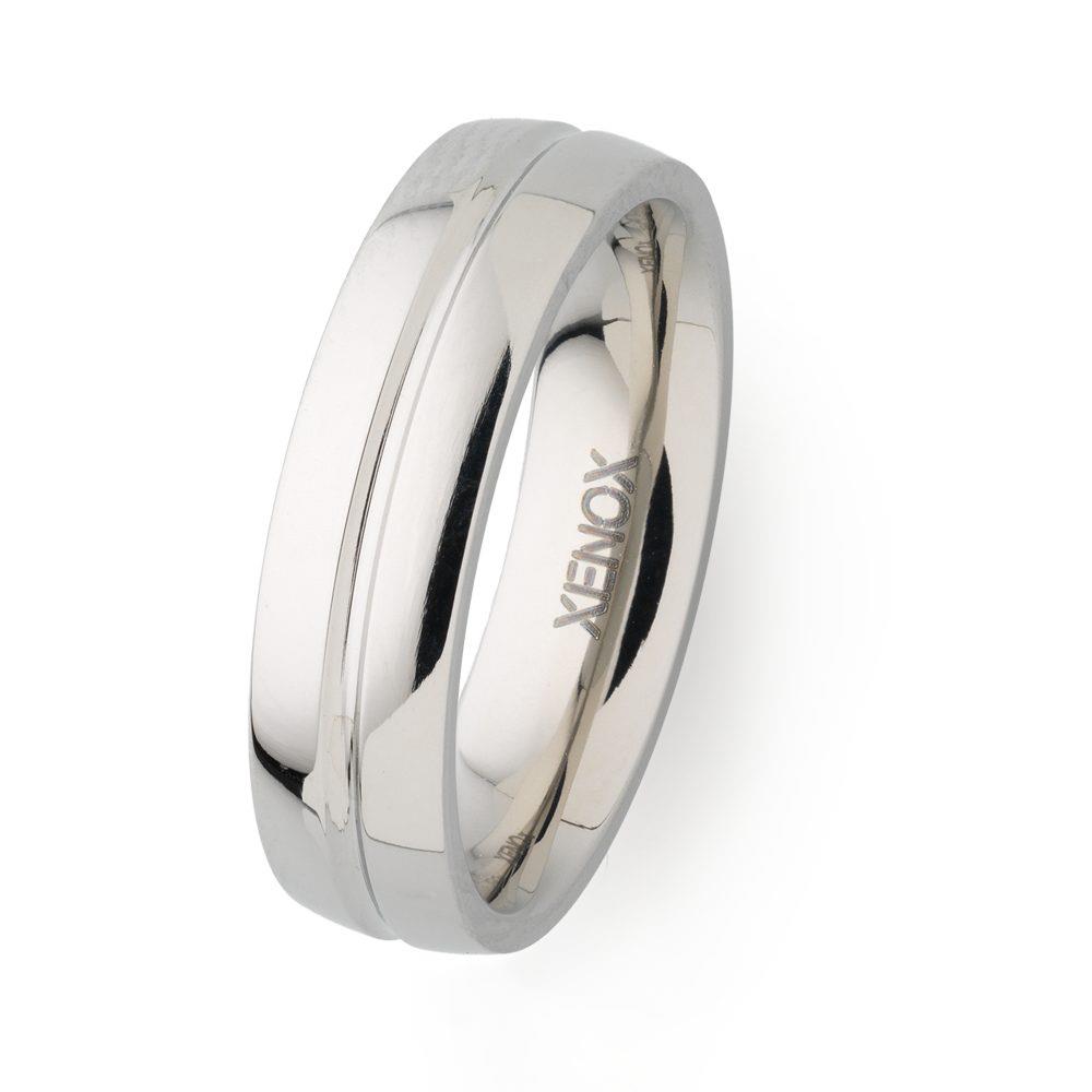 Xenox Ring X2423/60 Edelstahl