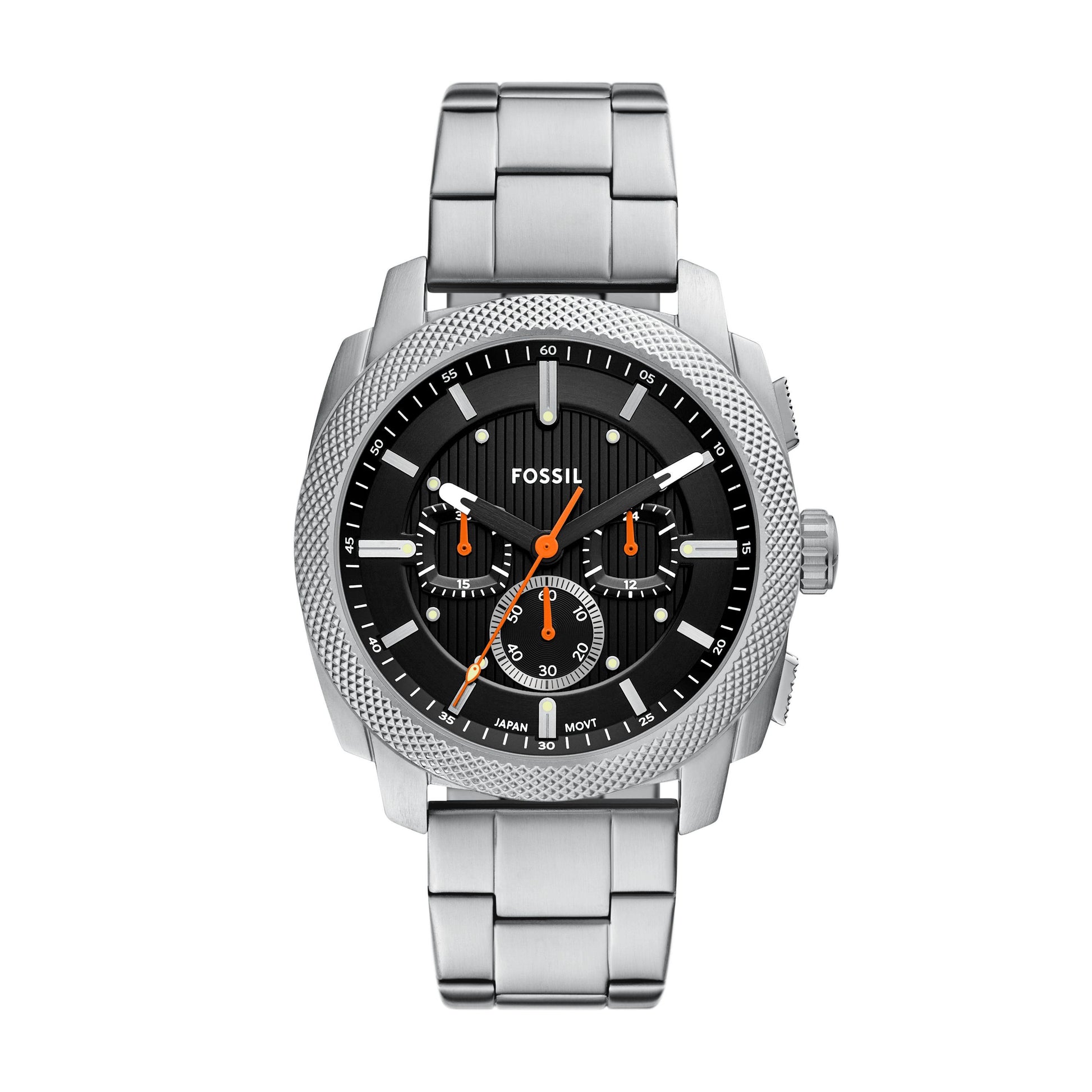 Fossil Herrenarmbanduhr FS6095 Edelstahl