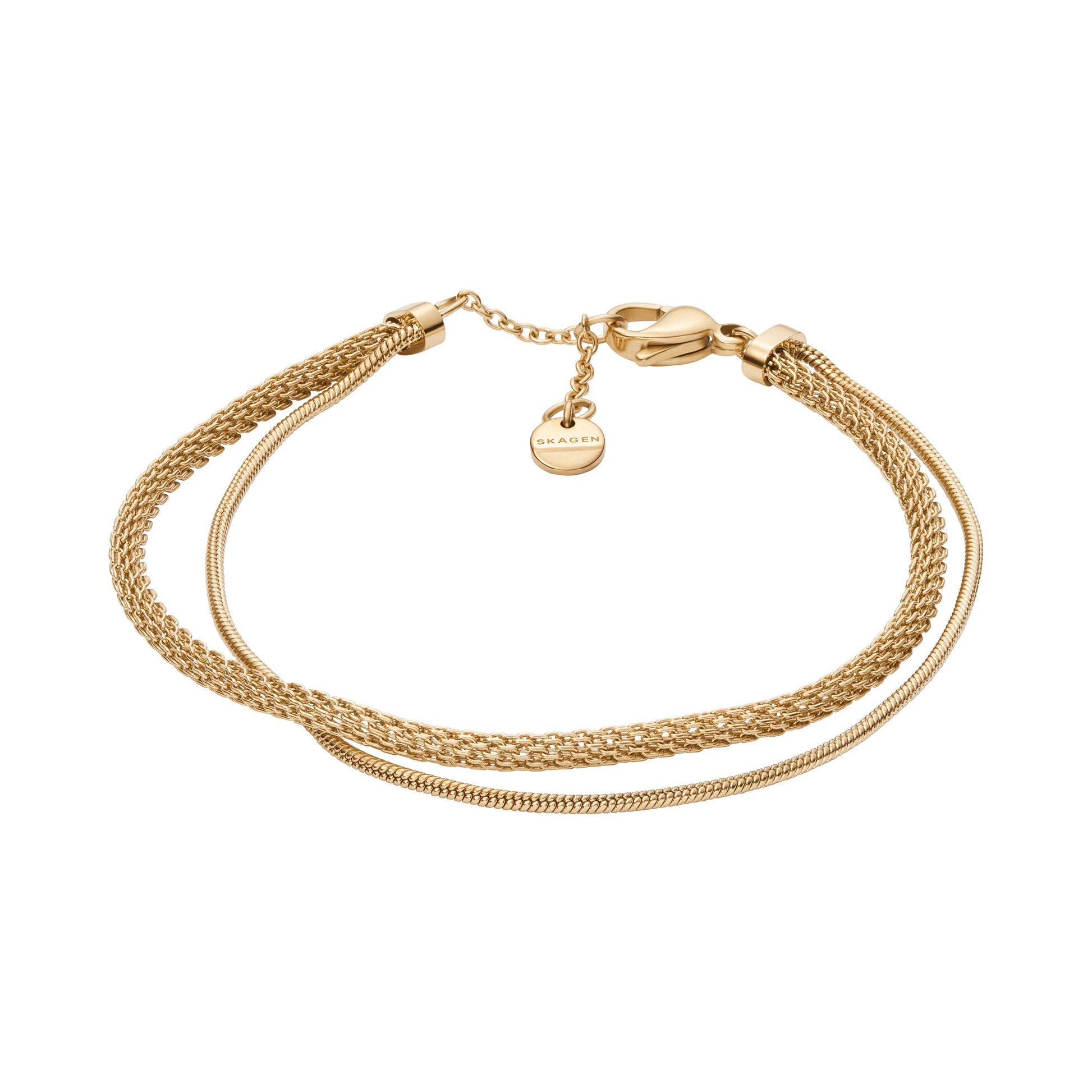 SKAGEN rmband SKJ1596710 Edelstahl vergoldet