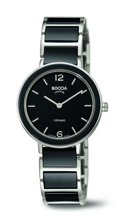Boccia Damenarmbanduhr 3311-02 Titan/Keramik