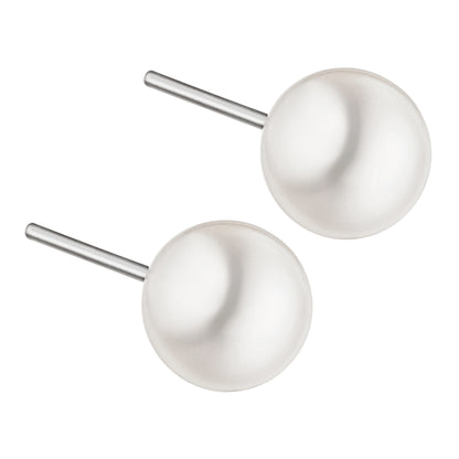 Ernstes Design Ohrstecker E248 Edelstahl SW-Perle