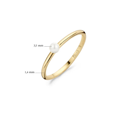 Blush Ring 1213YPW/54 585 Gold