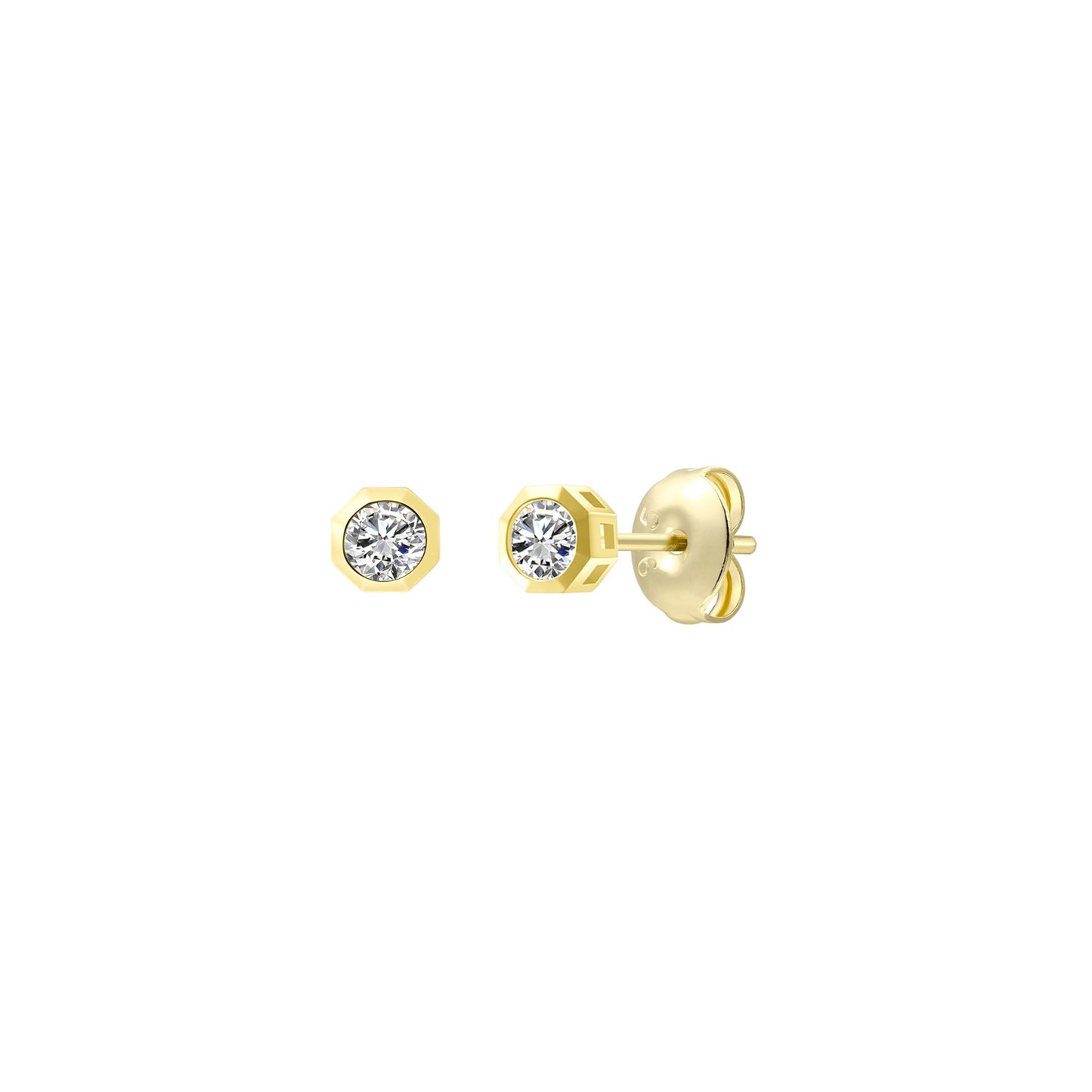 Xenox Ohrschmuck XS10661G Silber vergoldet