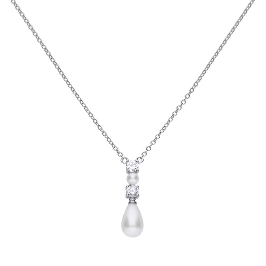 Diamonfire Kette mit Anhänger 63-1031-1-082 Silber