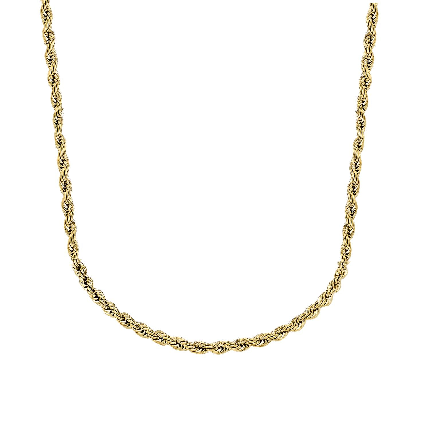 Damenkette Xenox X4307G\/42 Edelstahl vergoldet
