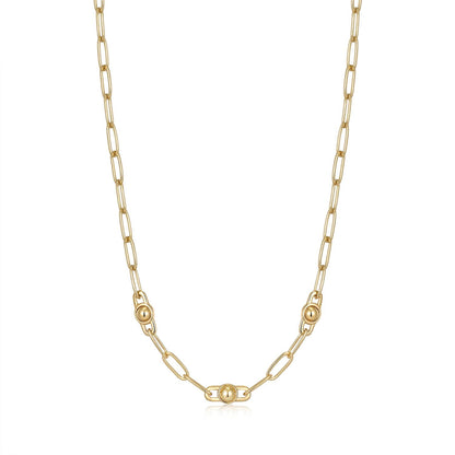 Damenkette Ania Haie WLN045-04G Silber vergoldet