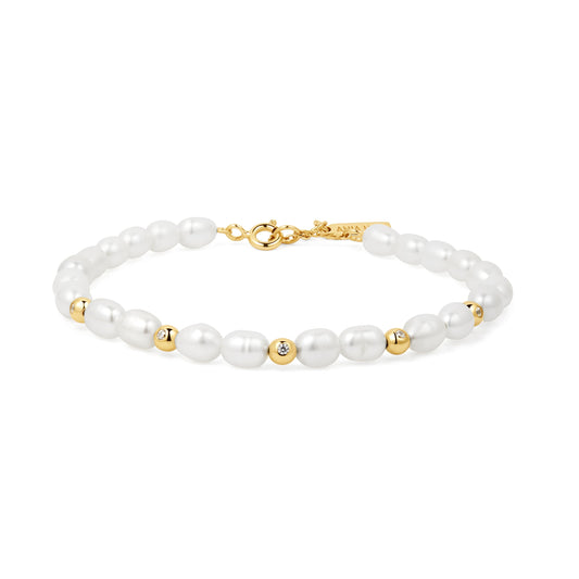 ANIA HAIE Armschmuck WLB058-05G Silber vergoldet