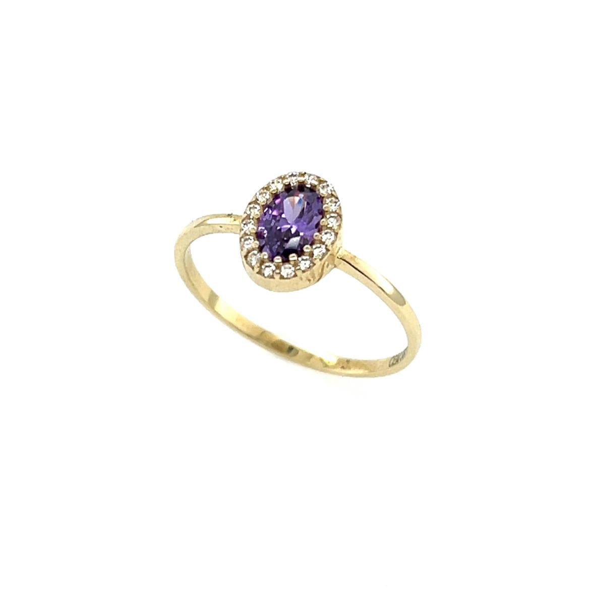 CEM Damenring Mehrsteiner G3-01360R 333 Gold