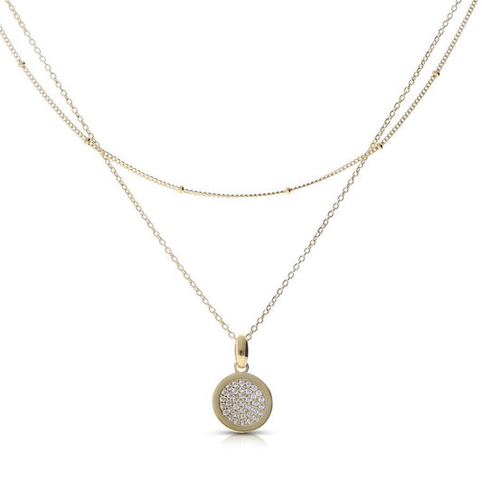 Diamonfire Damenkette 63/1249/1/582 Silber verg.