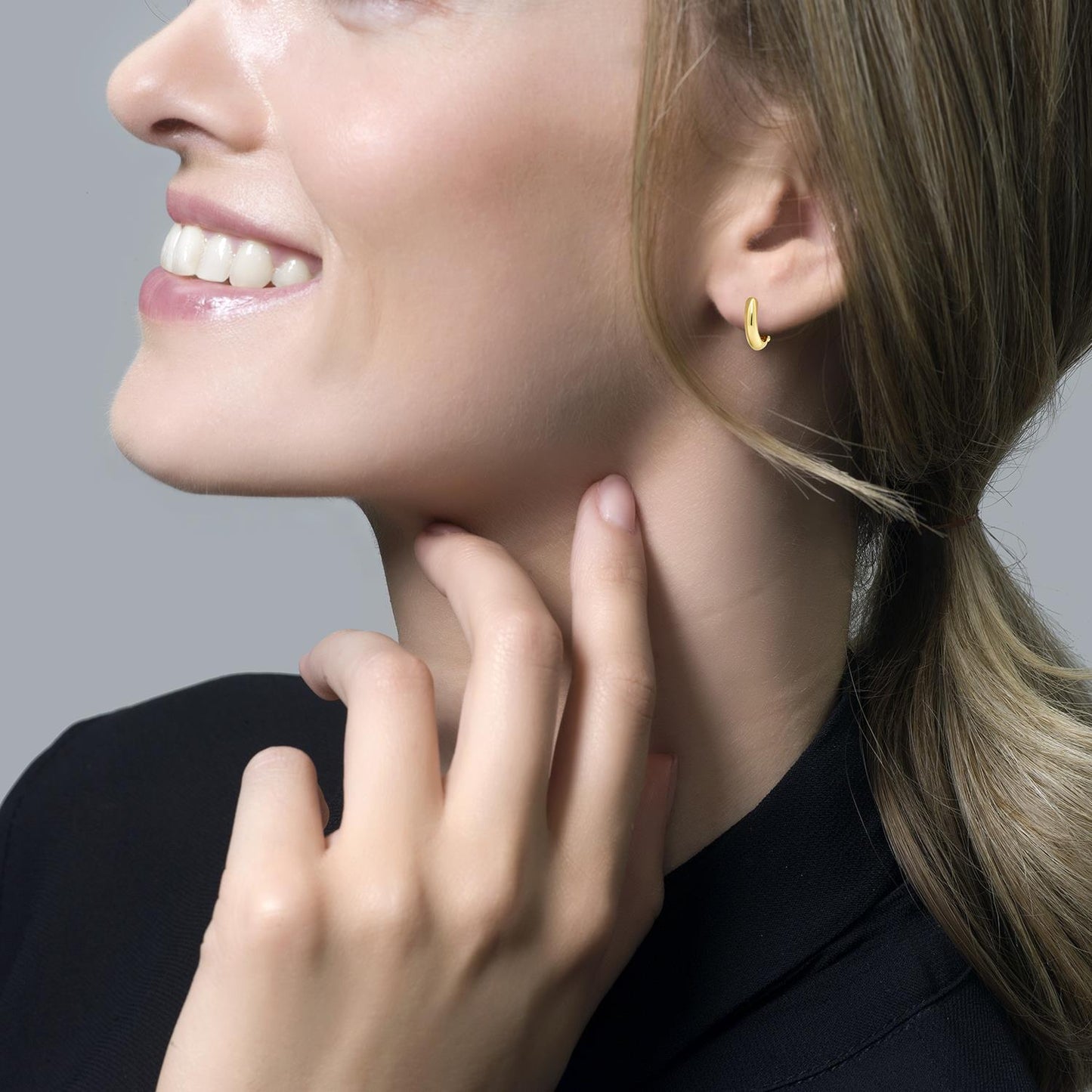 Blush Creolen 7220YGO 585 Gold