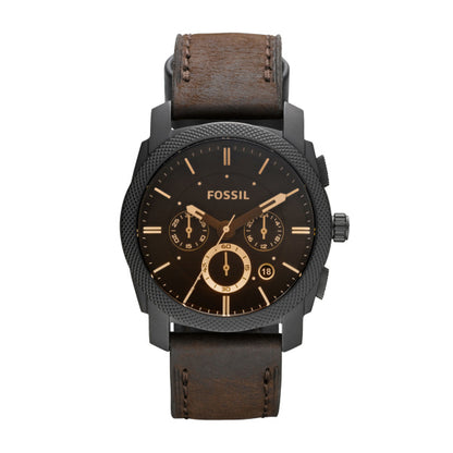 Fossil Herrenarmbanduhr FS4656 Lederband