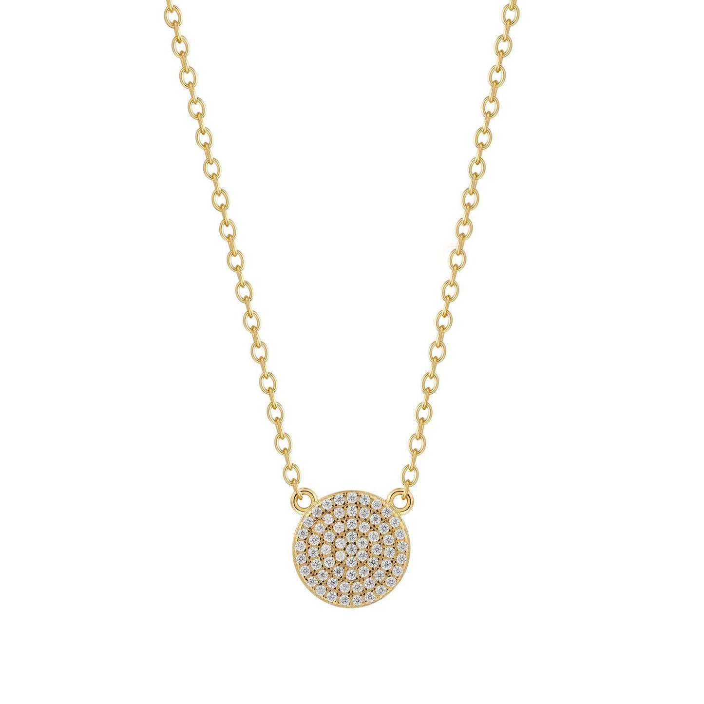 Xenox Damenkette XS10002G Silber vergoldet