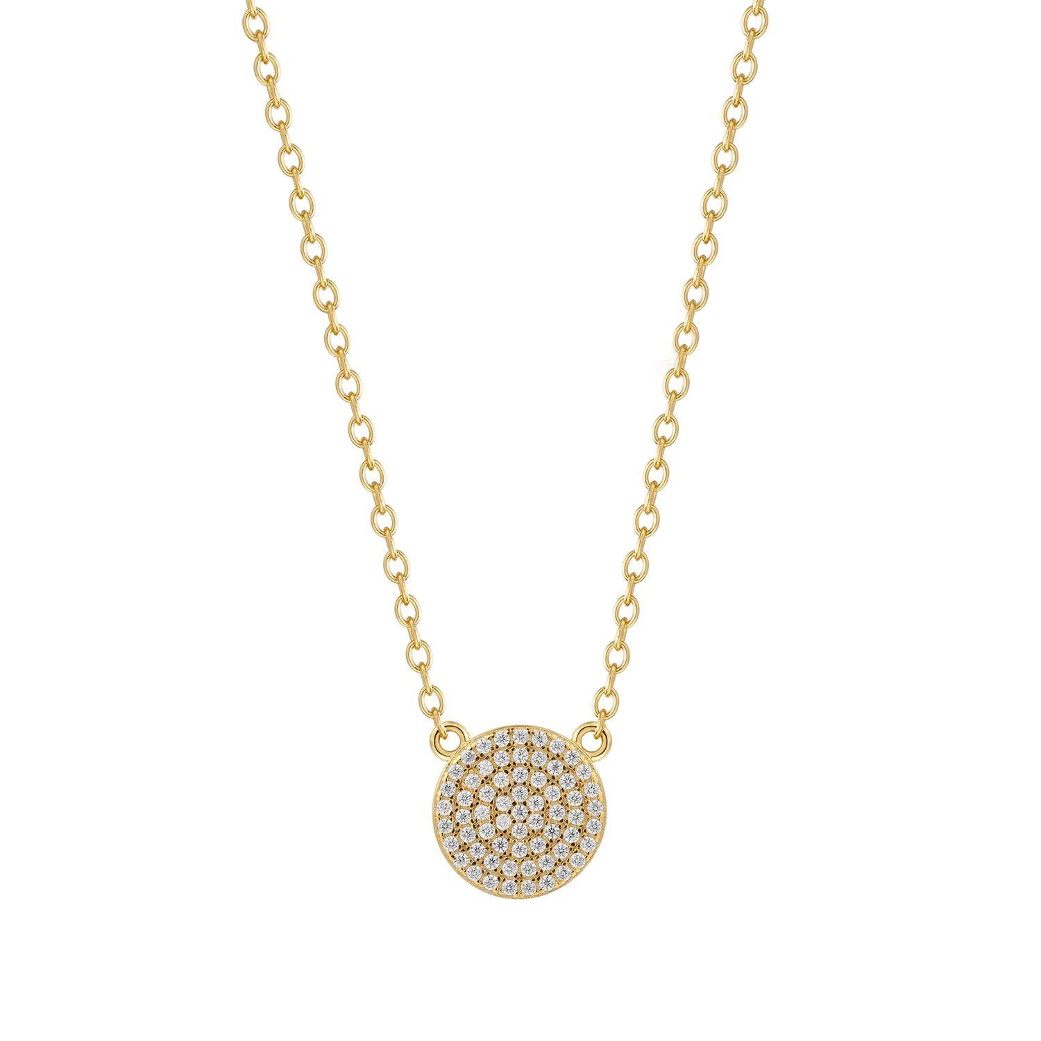 Xenox Damenkette XS10002G Silber vergoldet