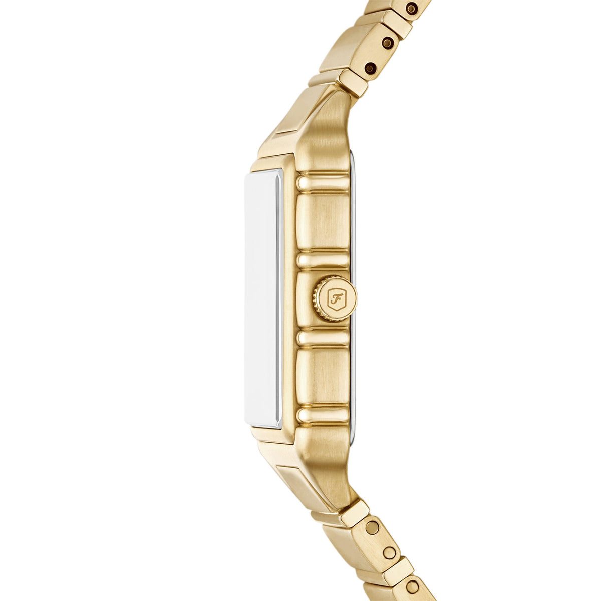 Fossil Damenarmbanduhr ES5389 Edelstahl vergoldet