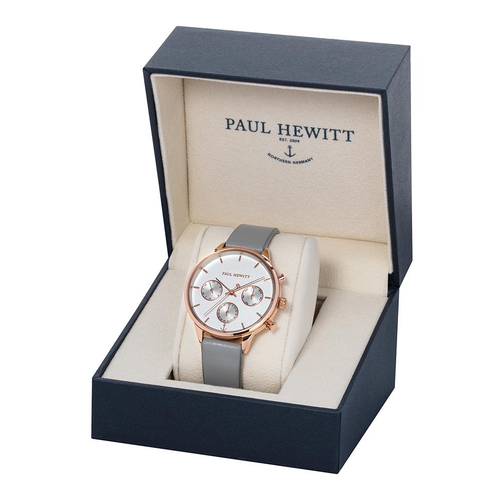 Paul Hewitt Uhr TTPH-E-R-W-31S Edelstahl Leder Paul Hewitt