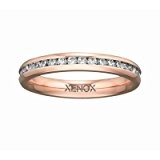 Xenox Ring X2302\/52 Edelstahl rosevergoldet