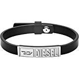 Diesel Armband DX1226040 Edelstahl Leder